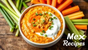 healthy buffalo chicken dip